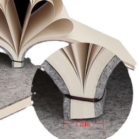 ブックカバー 植物装飾手工紙製カバー