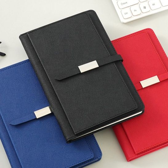 ブックカバー 金属プレート付き革製ベルト式ブックカバー