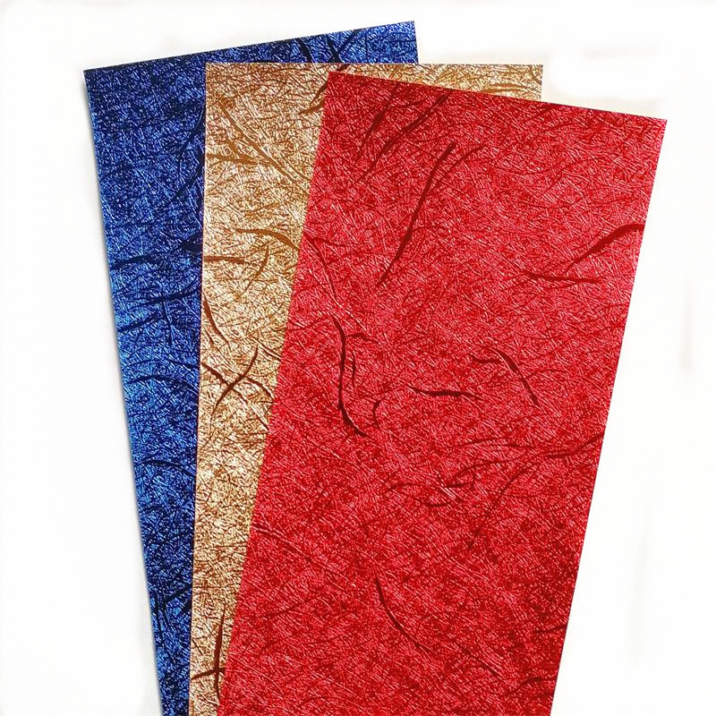 ブックカバー 金属光沢しわ加工ブックカバー用紙