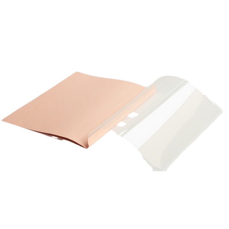 ブックカバー 透明ビニール素材の調整可能ブックカバー