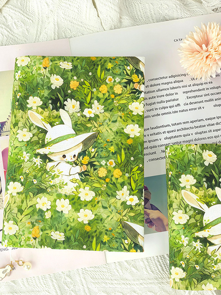 ブックカバー 花園うさぎの物語