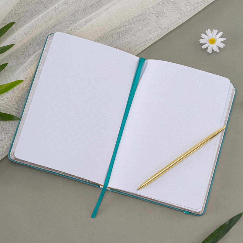 ブックカバー 竹文様エンボス金彩小口装飾ブックカバー