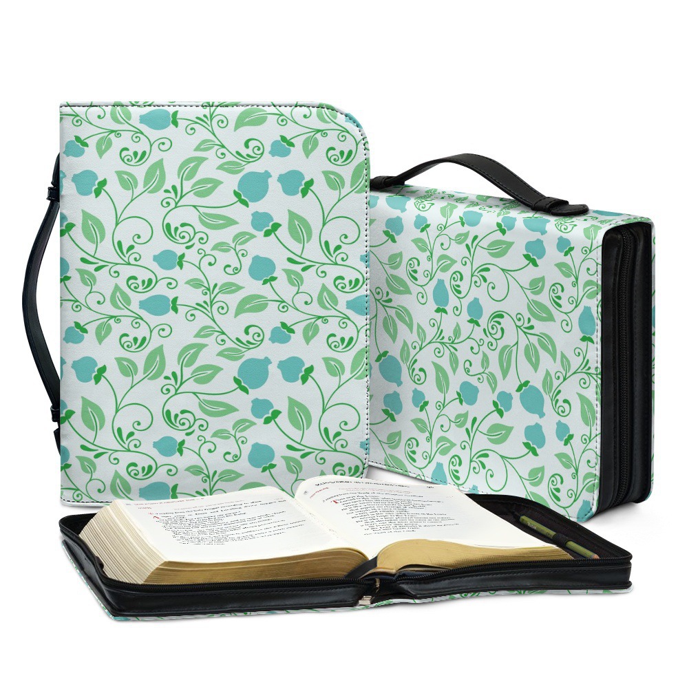 海洋生物柄持ち手付きハードカバー用ブックカバー