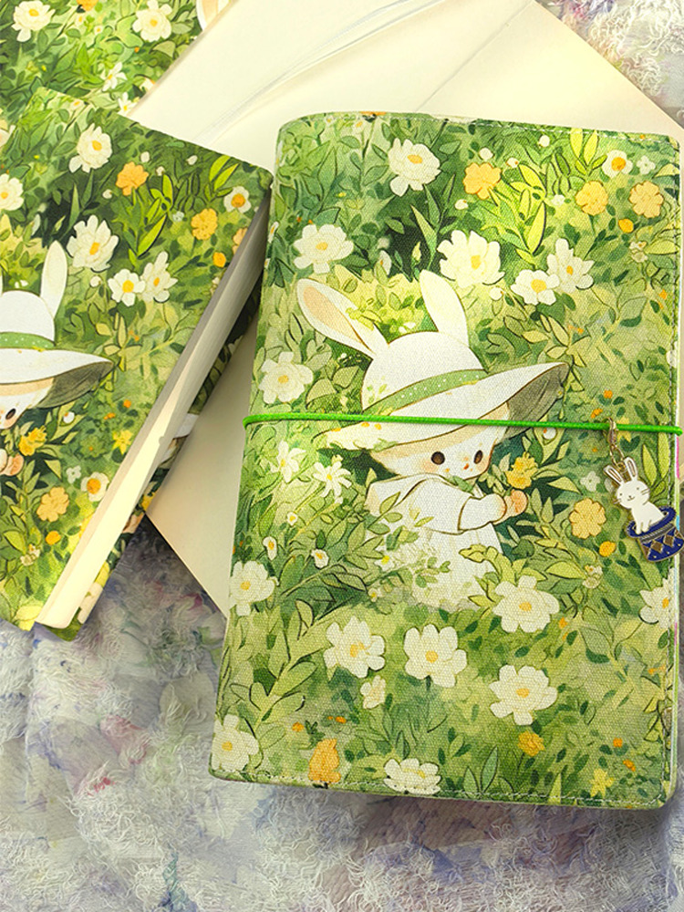 ブックカバー 花園うさぎの物語