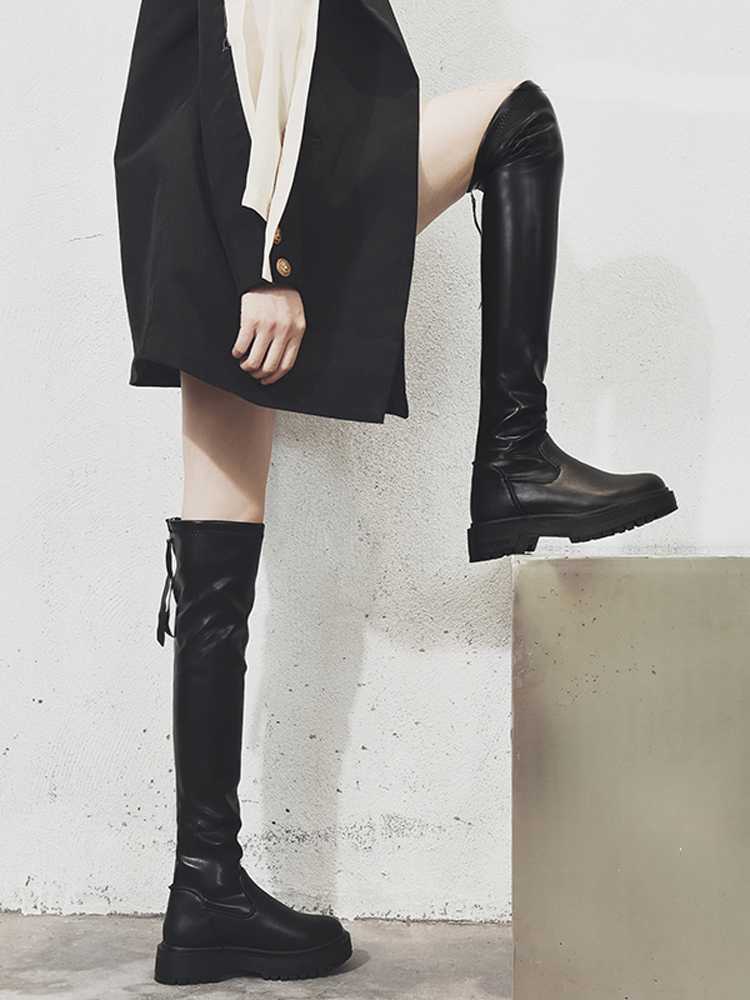 歩きやすさと美脚を両立！ヒール低めニーハイブーツで叶える理想の足元5選