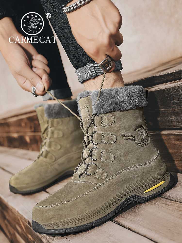 ブーツ あったか防寒ファーレースアップショートブーツ