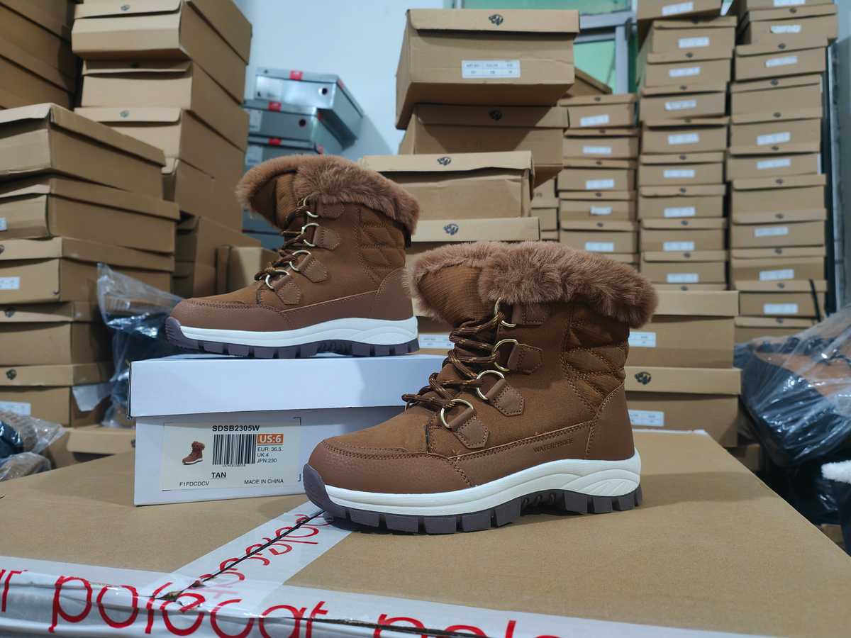 ブーツ ふわもこファーショートブーツ