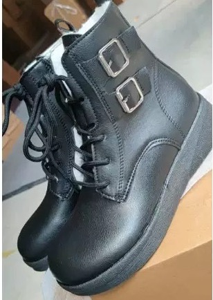 レディース裏起毛ショートブーツ厚底暖かい秋冬