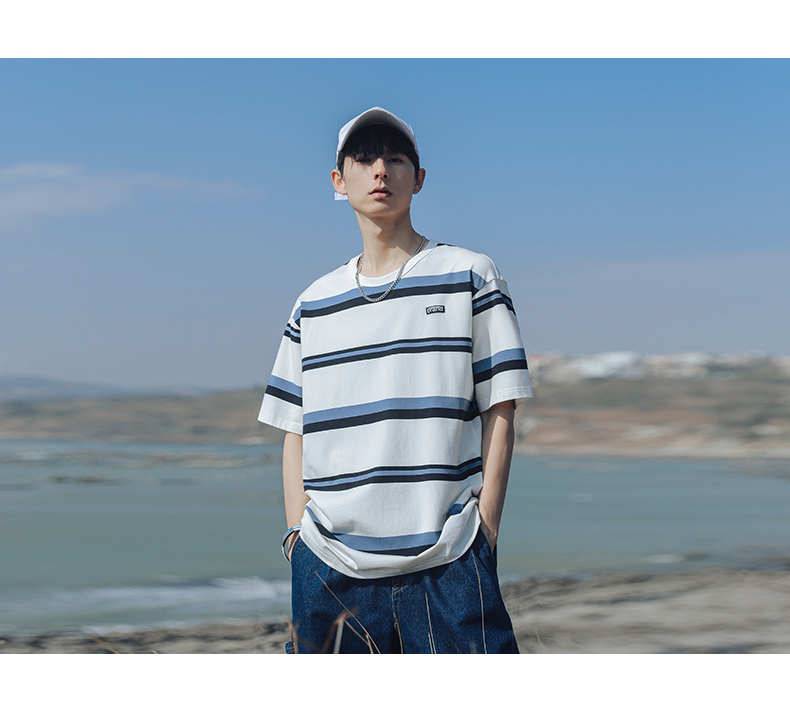 ボーダー服 クラシック マリンボーダー 半袖Tシャツ