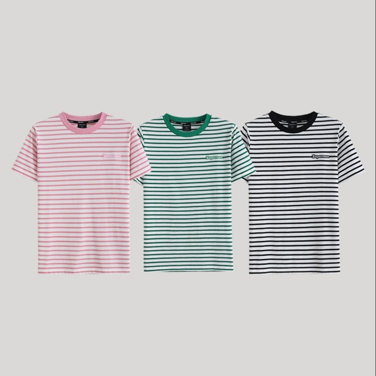 ボーダー服 爽やか横縞 リラックスTシャツ