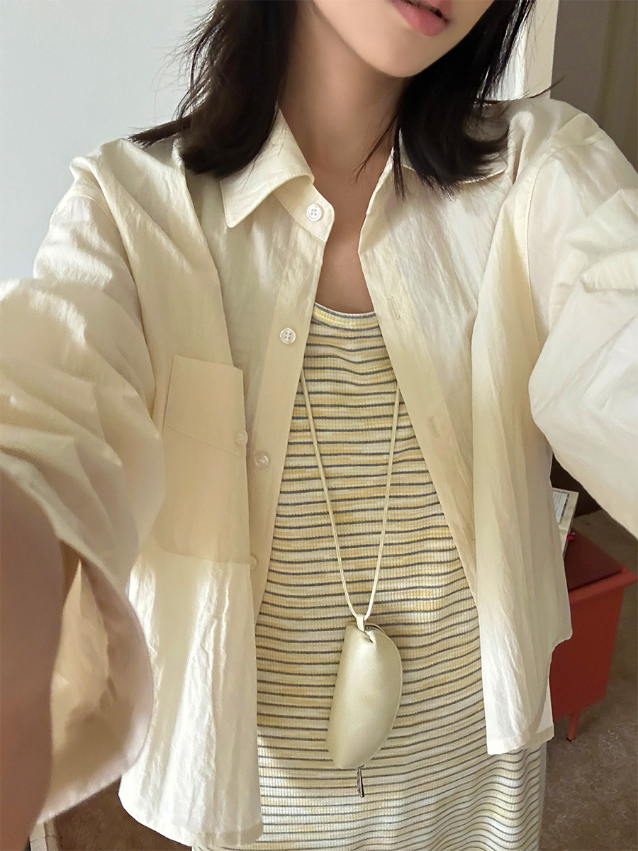 ボーダー服 シンプル細ボーダーマキシワンピース