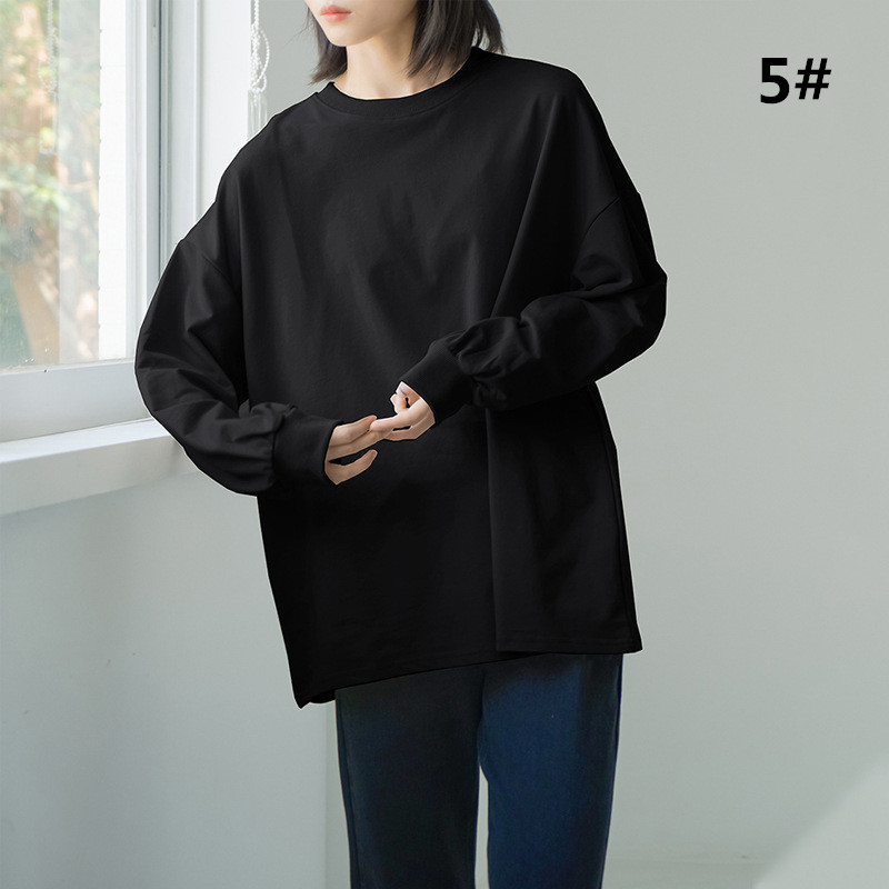 ボーダー服 秋新作 ボーダー柄プルオーバー ゆったりシルエット