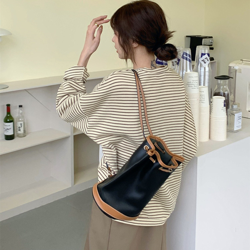 ボーダー服 ボーダー服 なめらかシルエット細ボーダー長袖