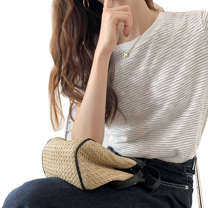 ボーダー服 なめらか細線ボーダーカットソー