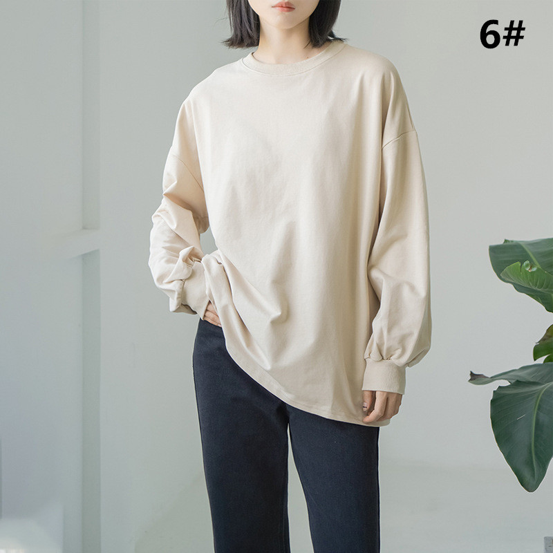 ボーダー服 秋新作 ボーダー柄プルオーバー ゆったりシルエット