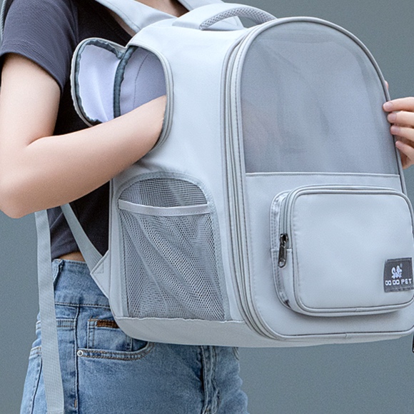 防災グッズ ペット避難用メッシュキャリーバッグ