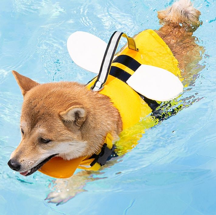 防災グッズ ペット守る浮力救命ベスト