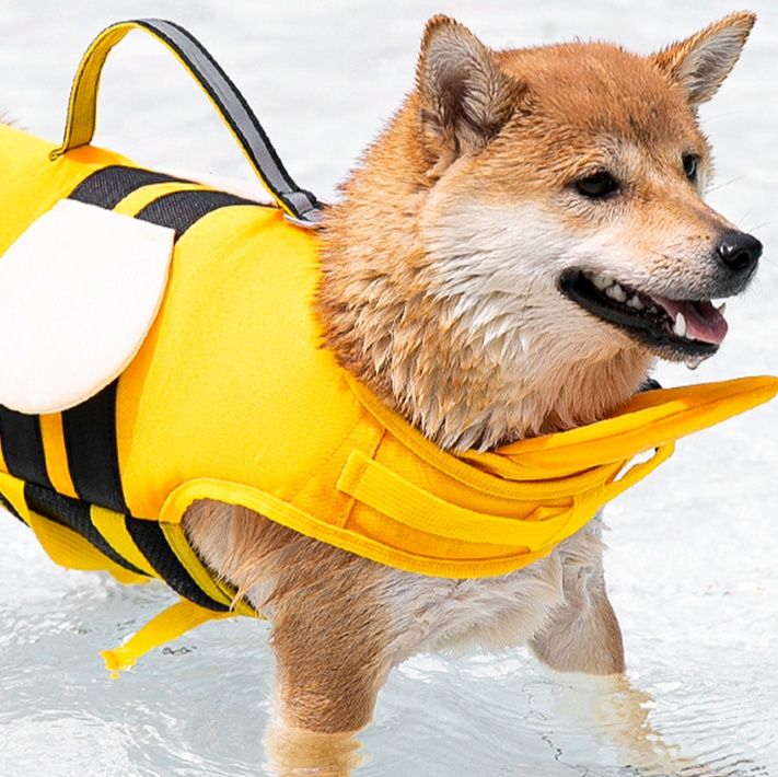 防災グッズ ペット守る浮力救命ベスト