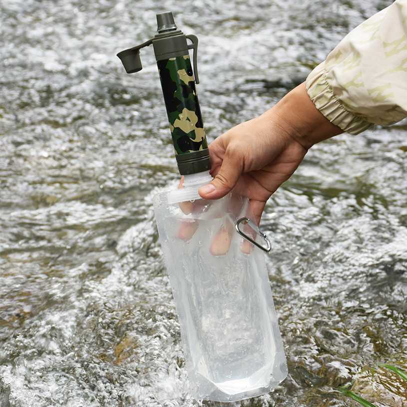 防災グッズ アウトドア防災浄水ボトル