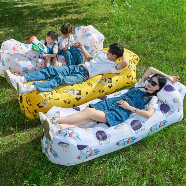 防災グッズ 自立式クイック防災エアーマット