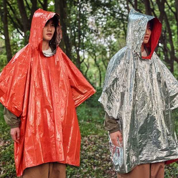 防災グッズ 多機能リバーシブルポンチョ