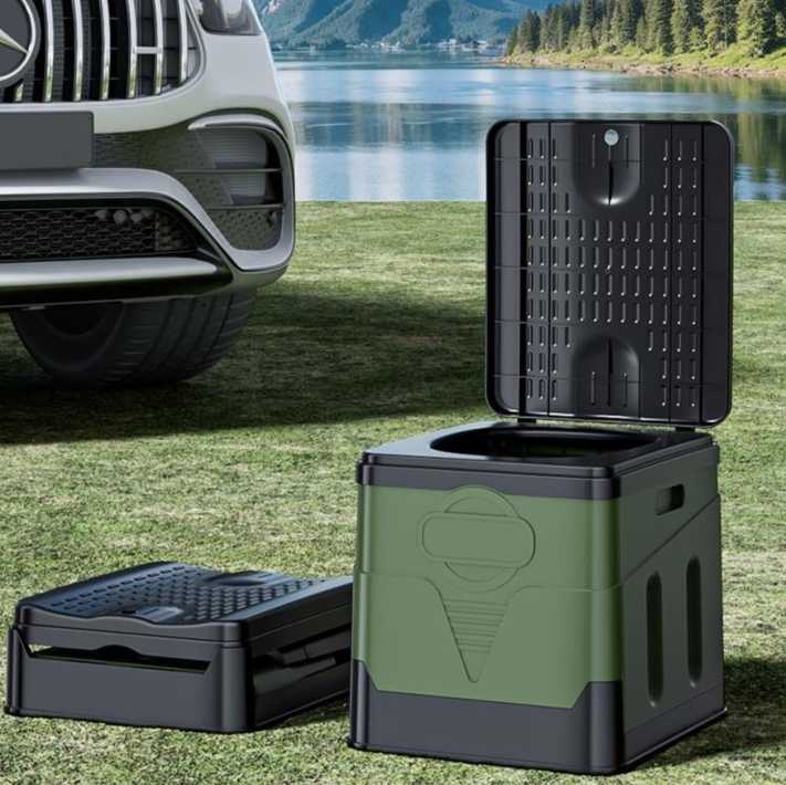 防災グッズ コンパクト折りたたみ式 防災用携帯トイレ