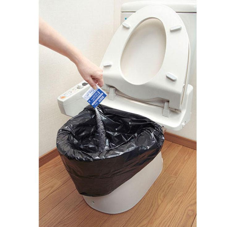 防災グッズ 緊急時対応携帯トイレ袋セット