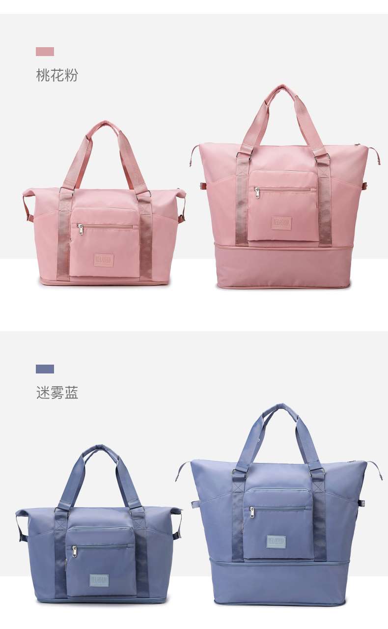 シンプル収納ボストンバッグ