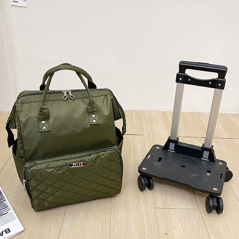 ボストンバッグ 多機能キャリー型ボストンバッグ