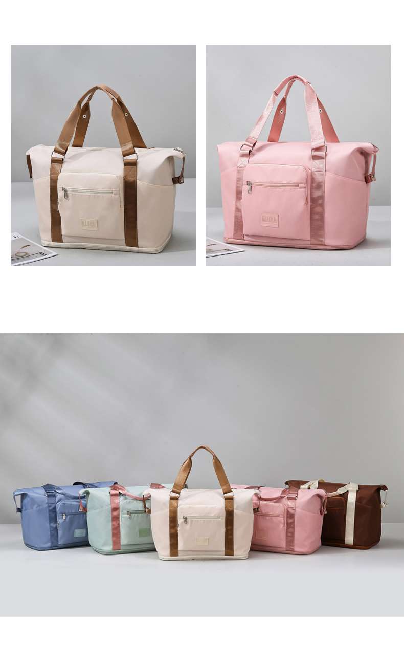 シンプル収納ボストンバッグ