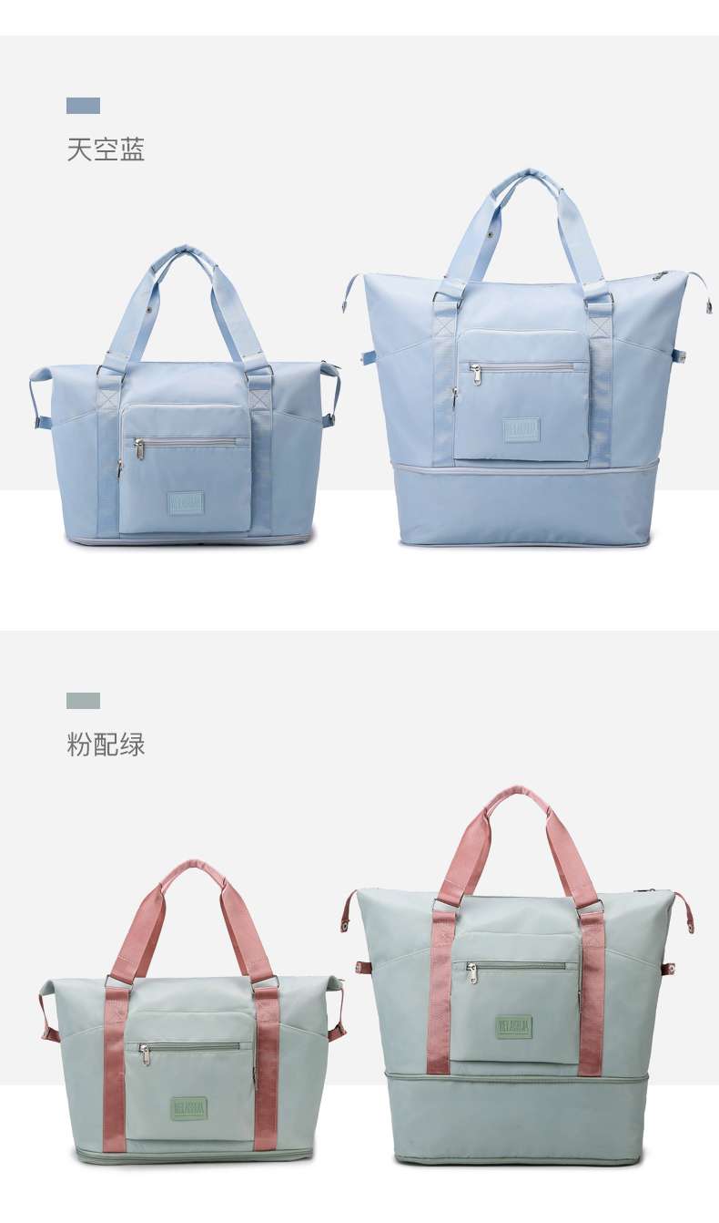 シンプル収納ボストンバッグ