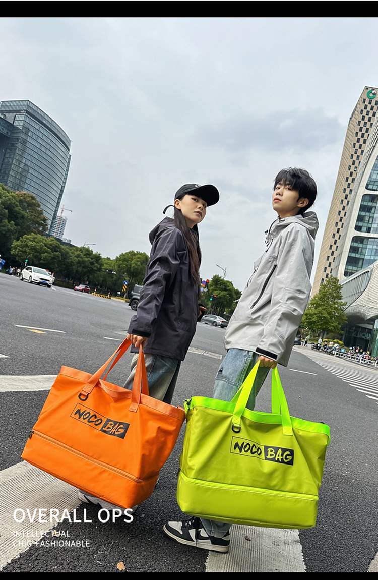 ボストンバッグ 都会派二層式ボストンバッグ