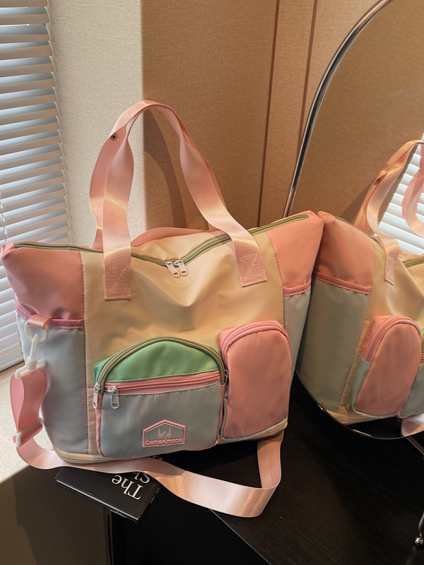 ボストンバッグ 多機能ポケット付き快適旅行バッグ 2色展開