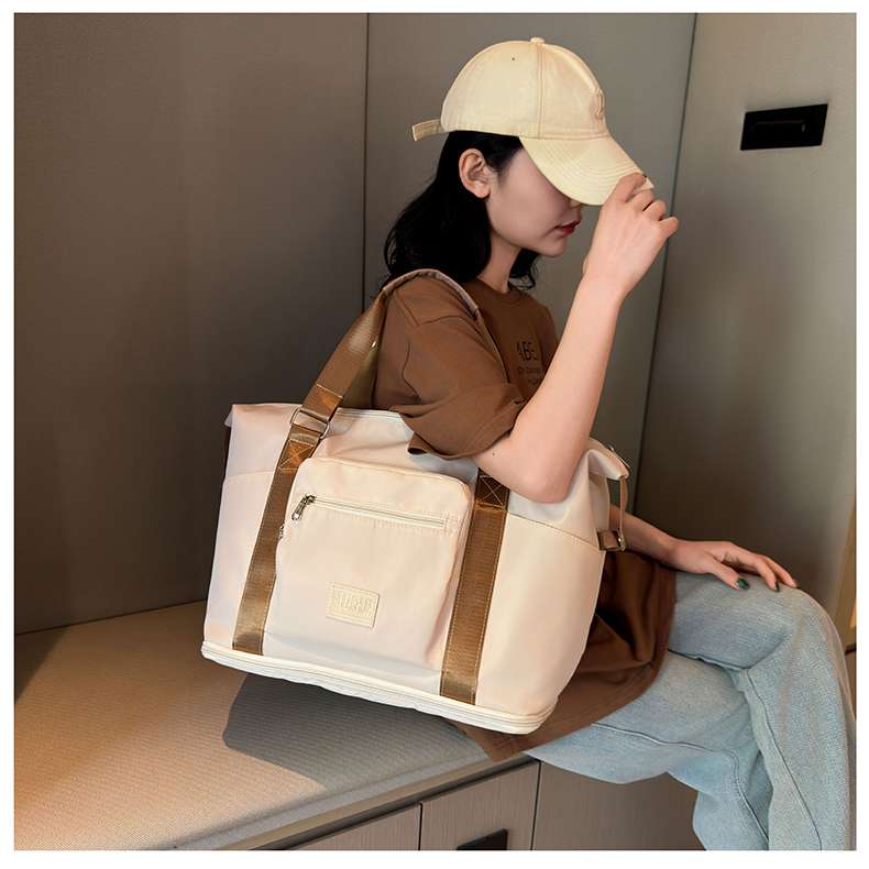シンプル収納ボストンバッグ