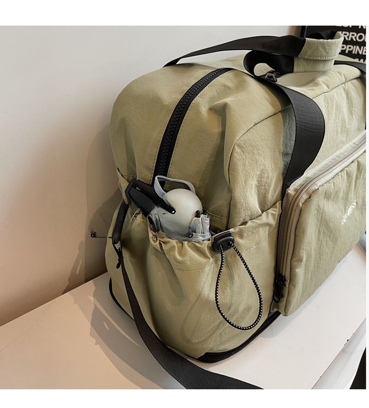 ボストンバッグ 多機能ポケット付き 旅行用ボストン 6色展開