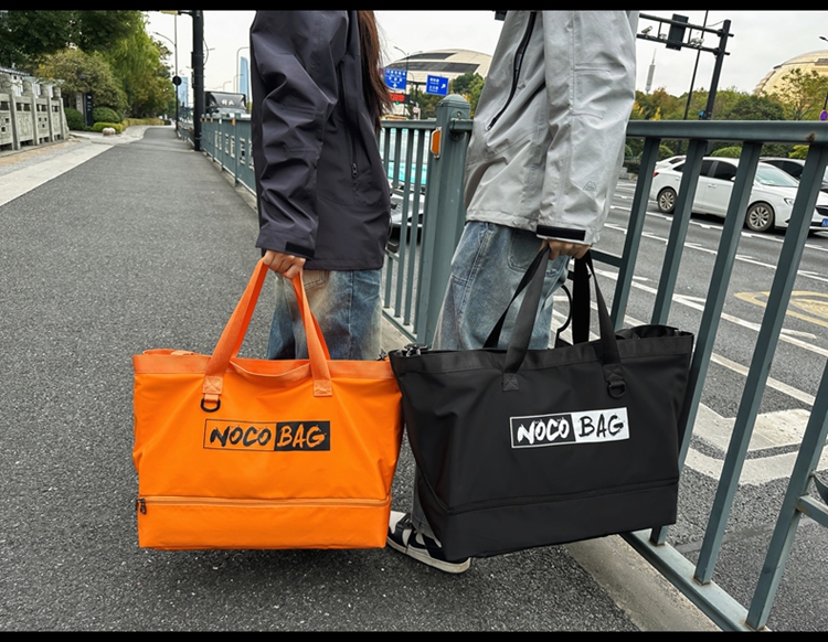 ボストンバッグ 都会派二層式ボストンバッグ