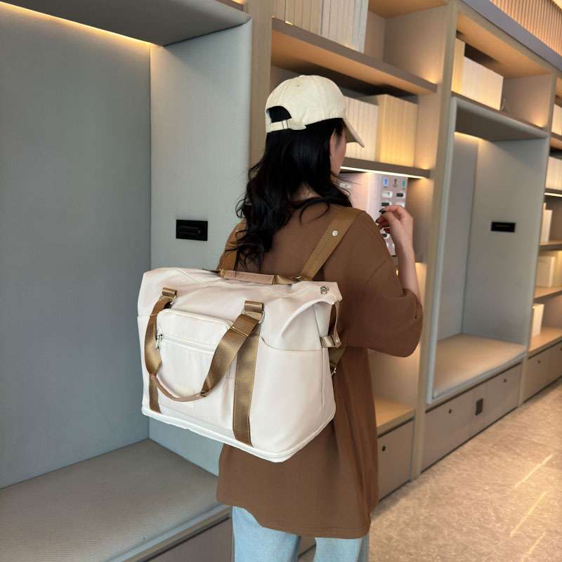 シンプル収納ボストンバッグ