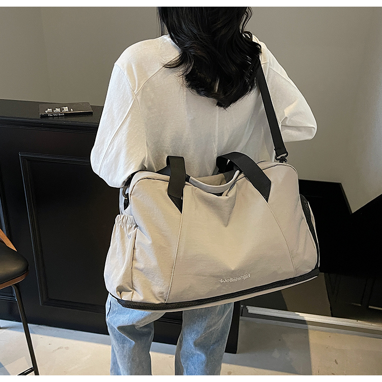 ボストンバッグ 軽量シンプル 拡張可能 旅行ボストン 5色展開
