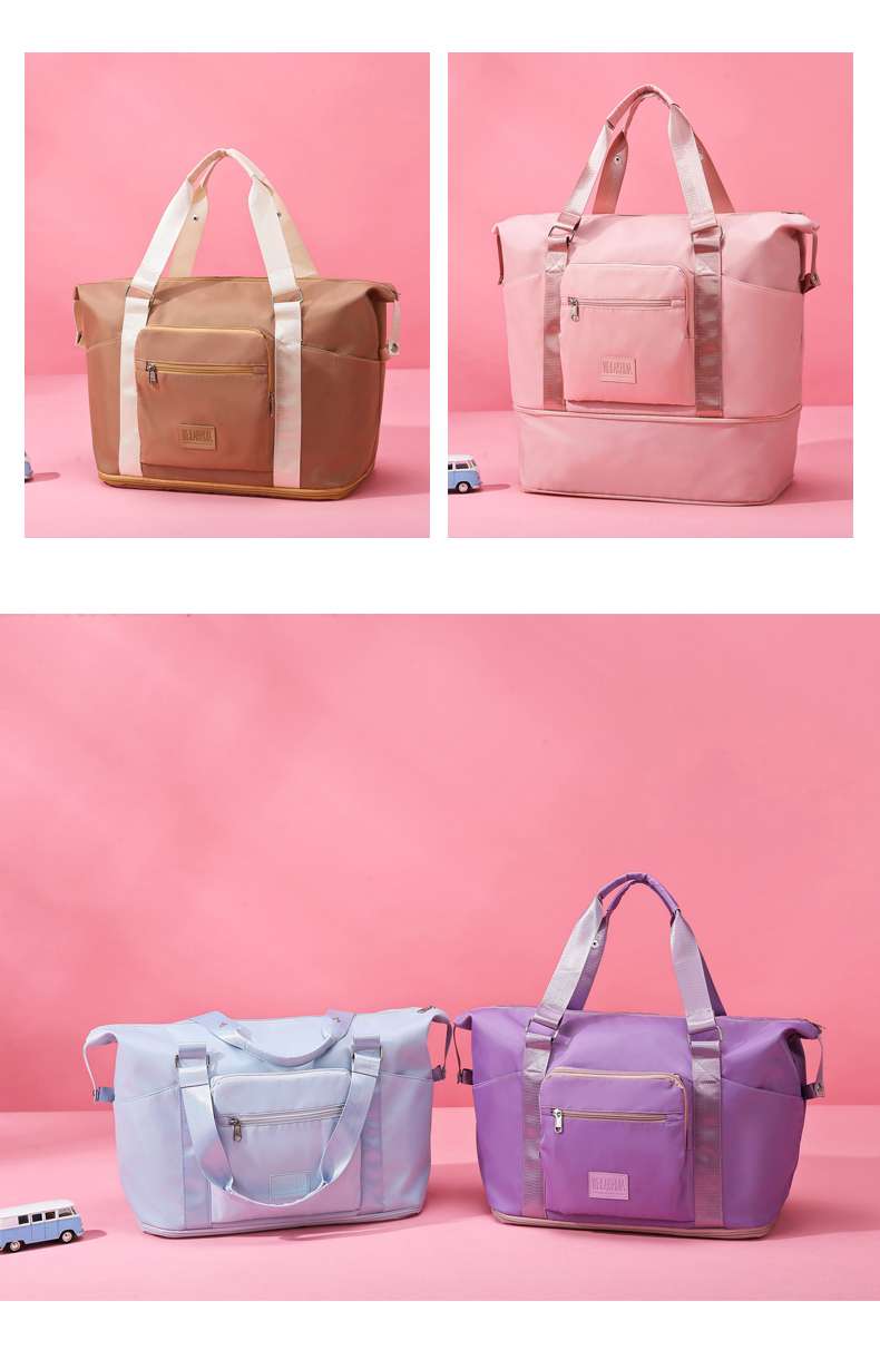 シンプル収納ボストンバッグ