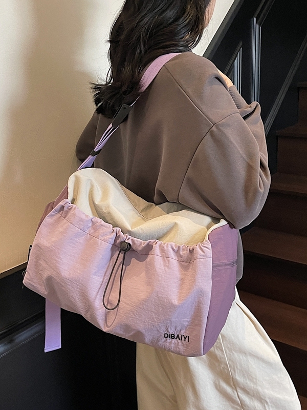 バイカラー ショルダーボストン 軽量 