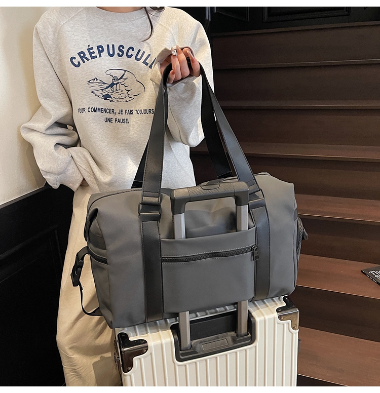 ボストンバッグ 多機能スタイリッシュ旅行ボストン