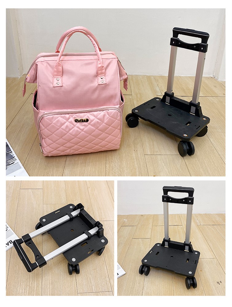 ボストンバッグ 多機能キャリー型ボストンバッグ