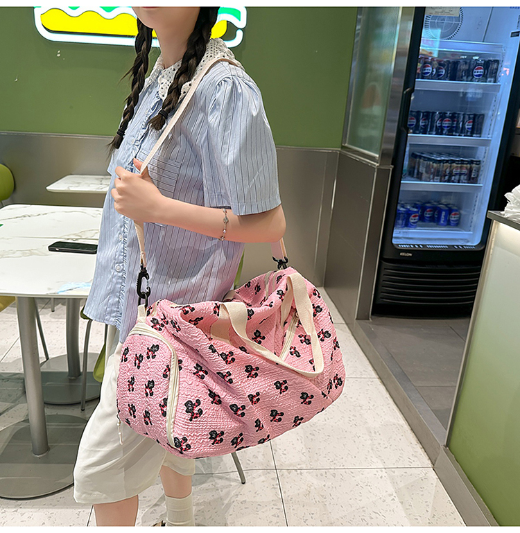 ボストンバッグ 優美模様 軽量旅行ボストン 4色展開