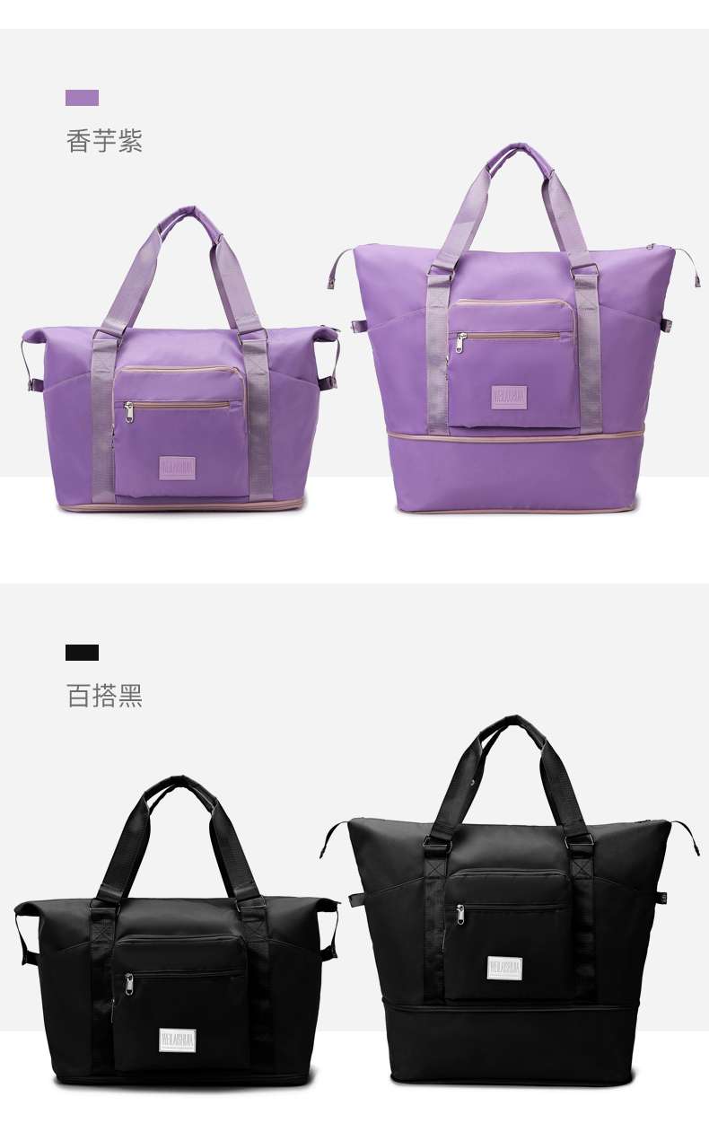 シンプル収納ボストンバッグ
