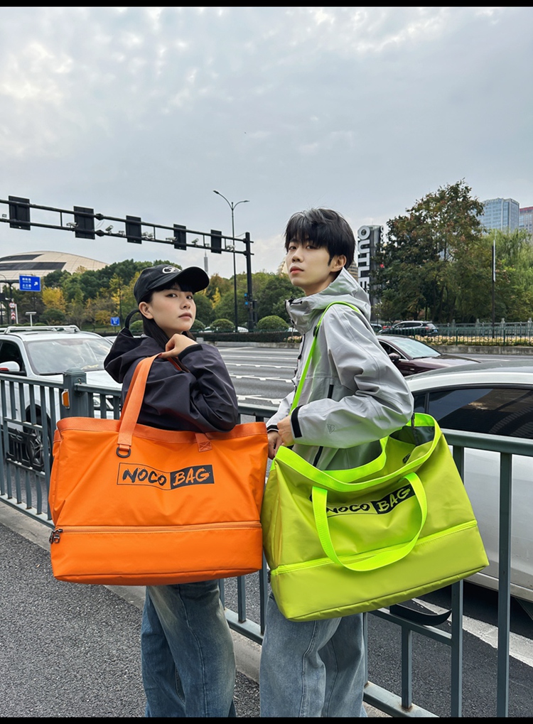 ボストンバッグ 都会派二層式ボストンバッグ