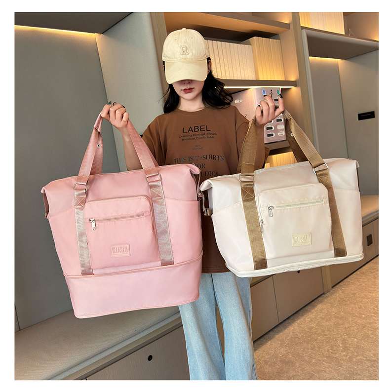 シンプル収納ボストンバッグ