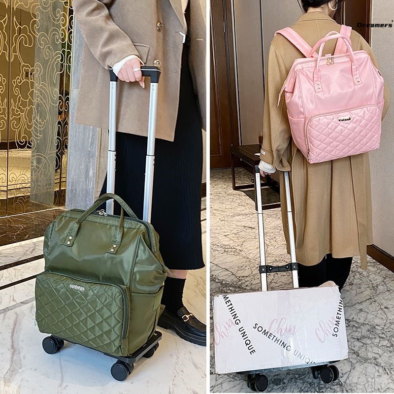 ボストンバッグ 多機能キャリー型ボストンバッグ