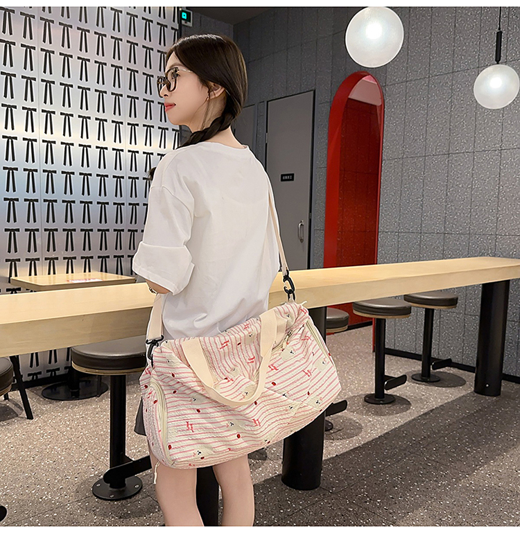 ボストンバッグ 優美模様 軽量旅行ボストン 4色展開