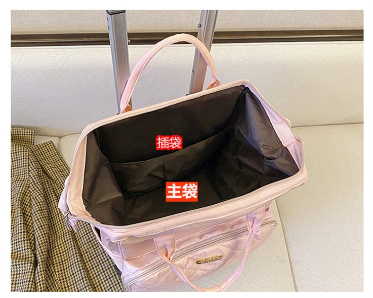 ボストンバッグ 多機能キャリー型ボストンバッグ