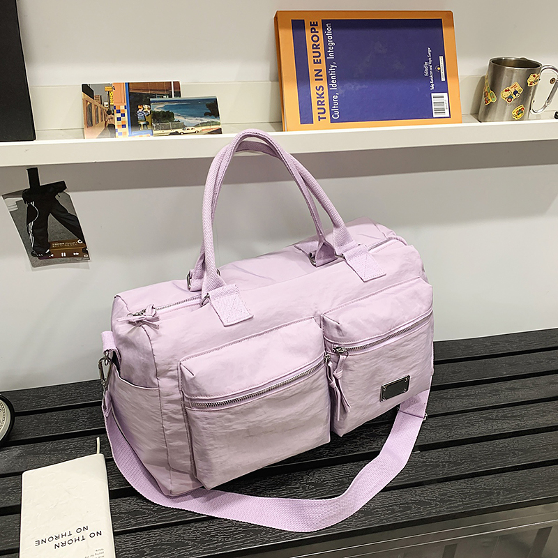 ボストンバッグ 都会派ポケット多機能 軽量 ボストン 6色展開